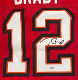 Tom Brady Autographed Tampa Bay Buccaneers Red Nike Elite Jersey Fanatics