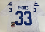 Dominic Rhodes Signed Indianapolis Colts Jersey (JSA COA) Super Bowl XLI Champ