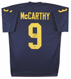 Michigan J.J. McCarthy Signed Navy Blue Pro Style Jersey BAS Witnessed #1W816052