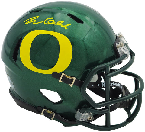 DILLON GABRIEL AUTOGRAPHED OREGON GREEN SPEED MINI HELMET BECKETT WITNESS 235761