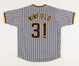 Dave Winfield Signed San Diego Padres Jersey (JSA COA) 12xAll Star Outfielder