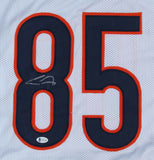 Cole Kmet Signed Bears Jersey (Beckett COA) Chicago's 1st Rnd Draft Pk 2020 T.E