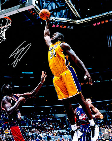 SHAQUILLE O'NEAL AUTOGRAPHED SIGNED 16X20 PHOTO LAKERS BECKETT WITNESS 232717