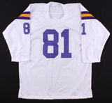 Carl Eller Signed Vikings Jersey Inscribed "HOF 04" (TSE COA) 1969 NFL Champion