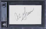 Lakers A.C. Green Authentic Signed 3x5 Index Card Autographed BAS Slabbed 2