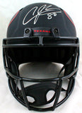 Andre Johnson Autographed Houston Texans F/S Eclipse Speed Helmet-JSA W Auth *Si