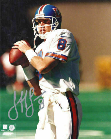 Jeff Lewis Autographed/Signed Denver Broncos 8x10 Photo 12128 PF