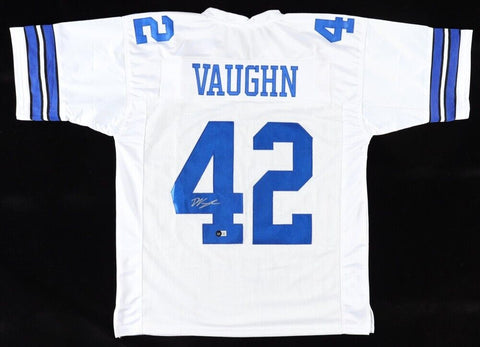 Deuce Vaughn Signed Dallas Cowboys Jersey (Beckett) 2023 Draft Pick Kansas State