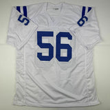 Autographed/Signed QUENTON NELSON Indianapolis White Football Jersey JSA COA