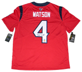 DESHAUN WATSON AUTOGRAPHED HOUSTON TEXANS #4 RED NIKE LIMITED JERSEY BECKETT