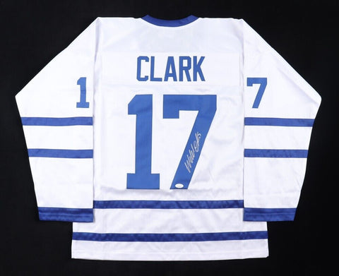 Wendel Clark Signed Toronto Maple Leafs Jersey (JSA COA) #1 Pick 1985 NHL Draft