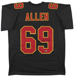 Jared Allen Authentic Signed Black Pro Style Jersey Autographed BAS Witnessed