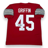 Archie Griffin Autographed SIGNED Jersey - Red - Beckett Authenticated