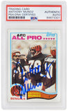 Anthony Munoz autographed Bengals 1982 Topps Rookie Card #51 - (PSA/DNA Encap)