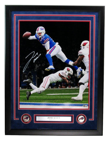 Josh Allen Signed/Autographed 16x20 Photo Buffalo Bills Framed Beckett 192821