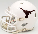 QUINN EWERS AUTOGRAPHED SIGNED TEXAS WHITE SPEED MINI HELMET BECKETT QR 202908