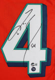 Zach Thomas Signed Dolphins Jersey (Beckett QR) Miami 7xPro Bowl Linebacker