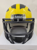 BLAKE CORUM SIGNED MICHIGAN WOLVERINES SPEED MINI HELMET BECKETT QR COA