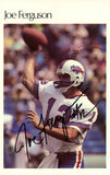 Joe Ferguson Autographed Buffalo Bills Mini Poster Beckett 46171