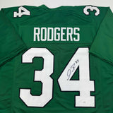 Autographed/Signed Isaiah Rodgers Philadelphia Green Football Jersey JSA COA