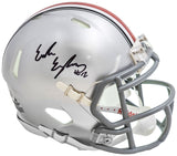 EMEKA EGBUKA AUTOGRAPHED OHIO STATE SILVER MINI HELMET BECKETT WITNESS 216622