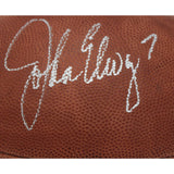 John Elway Autographed/Signed Denver Broncos Tagliabue Football Beckett 48349