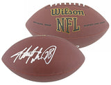 Vikings Adrian Peterson Authentic Signed Wilson Super Grip Football BAS Witness