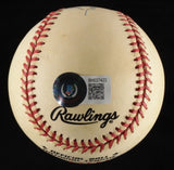 Tommy Henrich & Mickey Owen Signed ONL Baseball (Beckett) The Dropped 3rd Strike