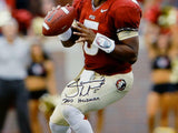 Jameis Winston Heisman Signed Seminoles 16x20 Passing PF Photo- Winston Hologram