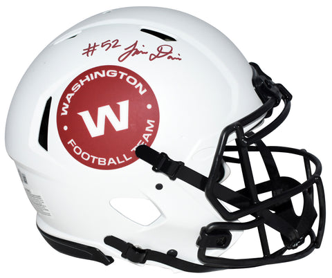 JAMIN DAVIS SIGNED WASHINGTON FOOTBALL TEAM COMMANDERS LUNAR AUTHENTIC HELMET