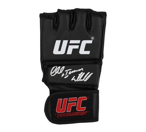 Chuck Liddell Signed Black UFC Glove