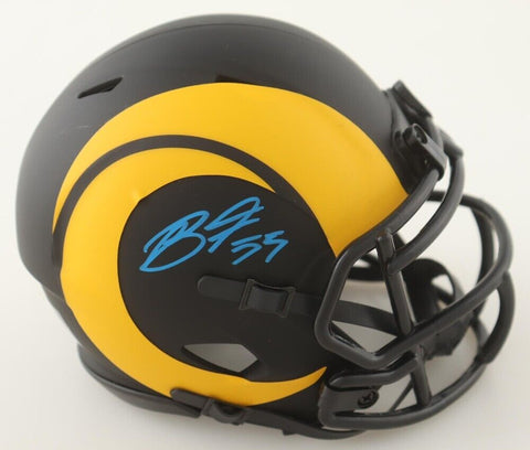 Braden Fiske Signed Los Angeles Rams Mini Helmet (JSA COA) Ex-FSU Seminole D.T.