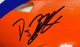 DJ UIAGALELEI Autographed Clemson Tigers Authentic Speed Helmet FANATICS