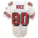 Jerry Rice Autographed San Francisco 49ers Adidas sz 46 SB XXIII MVP BAS 48389