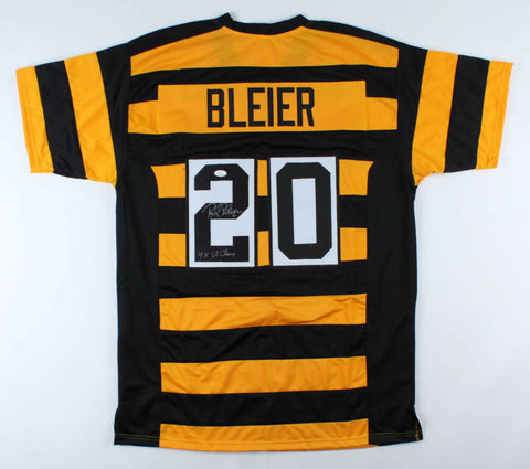 Rocky Bleier Signed Pittsburgh Steelers Jersey Inscribed "4xS B Champ"(JSA COA)