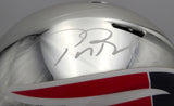 Tom Brady Autographed Chrome Silver Full Size Helmet Patriots TriStar 1901979