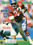 Sammy Winder Signed 10/8/84 Sports Illustrated Magazine Beckett 45490