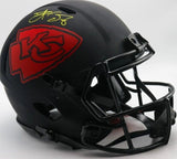 TRAVIS KELCE SIGNED KANSAS CITY CHIEFS FULL SIZE PRO ECLIPSE HELMET Beckett COA