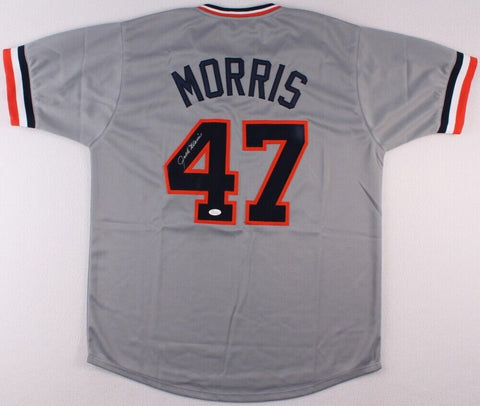 Jack Morris Signed Detroit Tigers Jersey (JSA COA) 1984 World Series Champ Ptchr