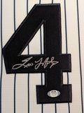 FRAMED NEW YORK YANKEES TINO MARTINEZ AUTOGRAPHED SIGNED JERSEY PSA COA