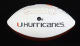 Frank Gore Signed Miami Hurricanes Logo Football (Beckett) 2001 National Champs