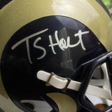 Tory Holt Autographed Signed St. Louis Rams Mini Helmet Beckett