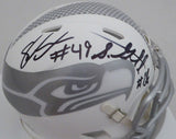 SHAQUEM & SHAQUILL GRIFFIN AUTOGRAPHED SEAHAWKS ICE SPEED MINI HELMET MCS 134375