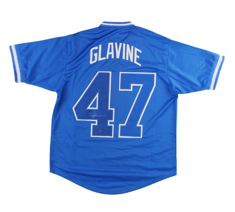 Tom Glavine Signed Atlanta Custom Blue Jersey