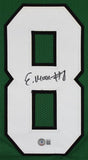 Elijah Moore Signed New York Jets Jersey (Beckett) 2021 2nd Round Draft Pk / W.R