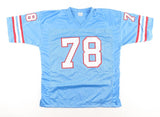 Curley Culp Signed Houston Oilers Jersey Inscribed "HOF 13" (JSA COA) 6xPro Bowl