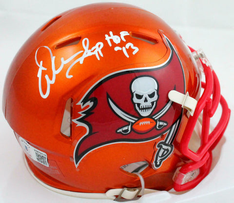 Warren Sapp Autographed Buccaneers Flash Speed Mini Helmet w/HOF-Beckett W Holo