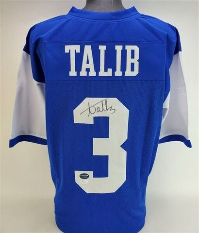 Aqib Talib Signed Kansas Jayhawks Jersey (JSA COA) Broncos & Rams Pro Bowl D.B.