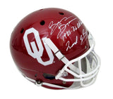 Brian Bosworth Oklahoma Full Size Signed Schutt Helmet Inscribed JSA 131510