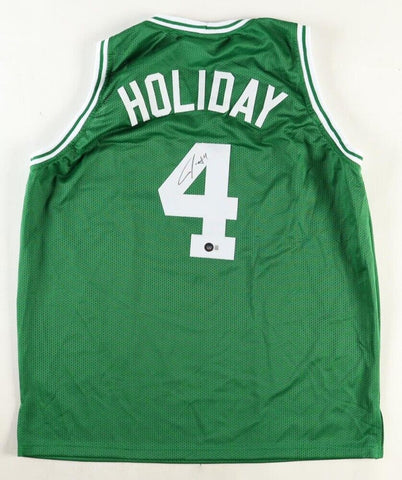 Jrue Holiday Boston Celtics Signed Green Jersey / 2024 NBA Champion/ Guard (JSA)